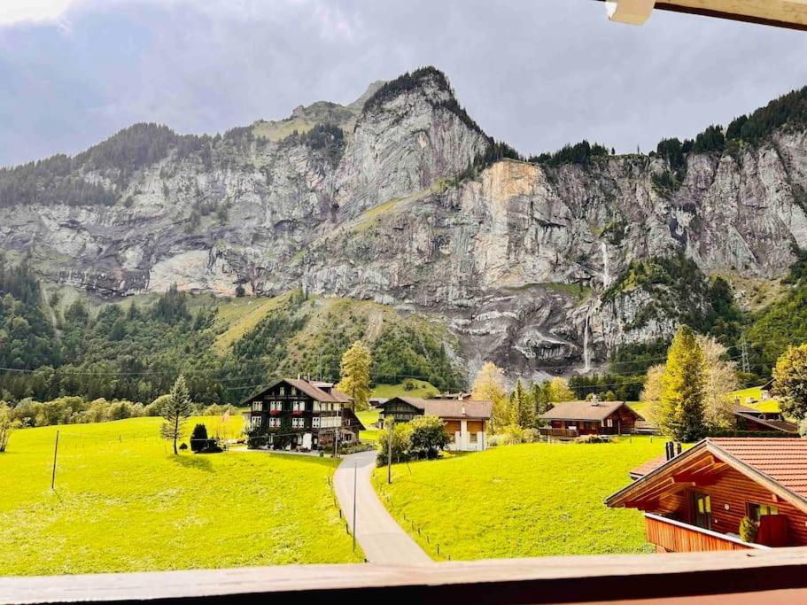 Waterfall View Kandersteg Ngoại thất bức ảnh