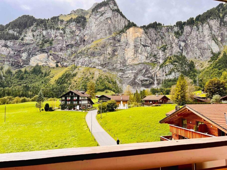 Waterfall View Kandersteg Ngoại thất bức ảnh